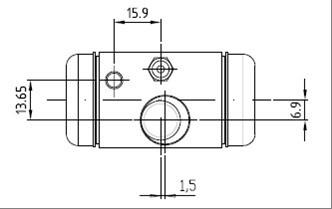 Motaquip VWC758 - Wheel Brake Cylinder autospares.lv