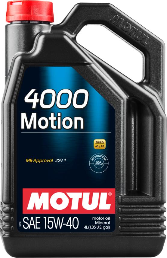 Motul 4000 Motion 15W-40 - Engine Oil autospares.lv