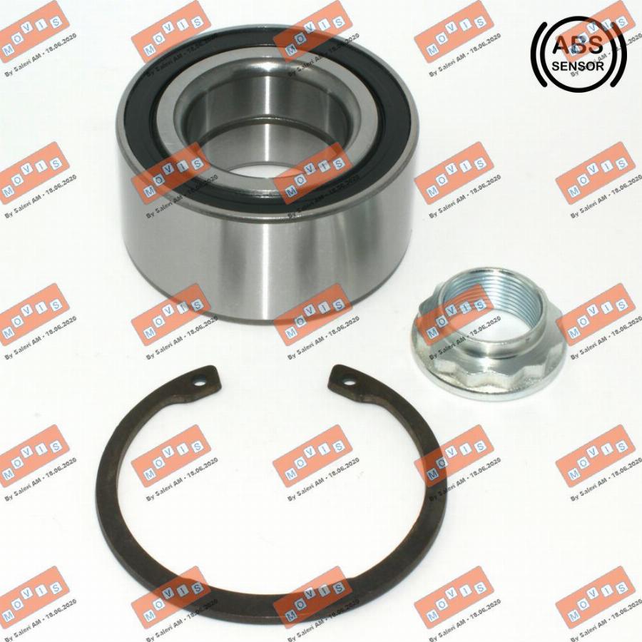 MOVIS ASB0970 - Wheel hub, bearing Kit autospares.lv