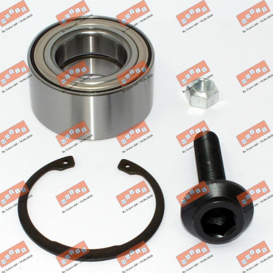 MOVIS ASB0972 - Wheel hub, bearing Kit autospares.lv