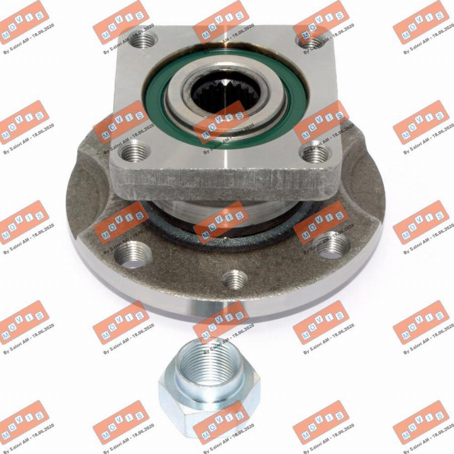 MOVIS ASB1050 - Wheel hub, bearing Kit autospares.lv