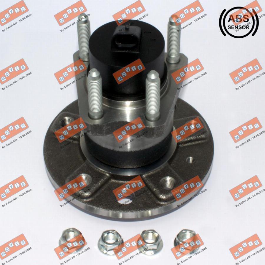 MOVIS ASB1272 - Wheel hub, bearing Kit autospares.lv