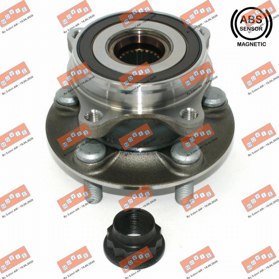 MOVIS ASB2438 - Wheel hub, bearing Kit autospares.lv