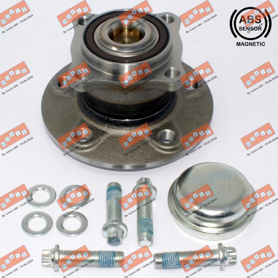 MOVIS ASB2166 - Wheel hub, bearing Kit autospares.lv