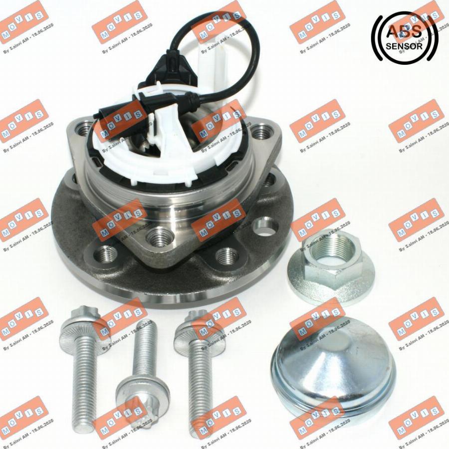 MOVIS ASB2104 - Wheel hub, bearing Kit autospares.lv