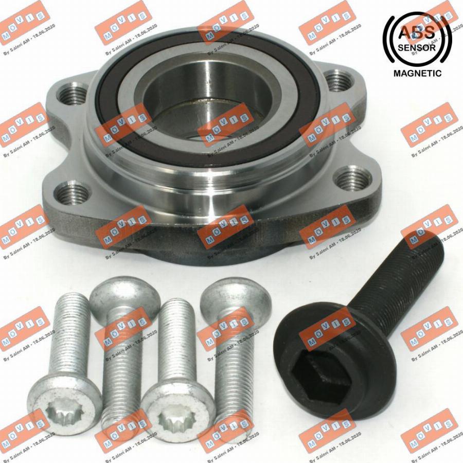 MOVIS ASB2186 - Wheel hub, bearing Kit autospares.lv