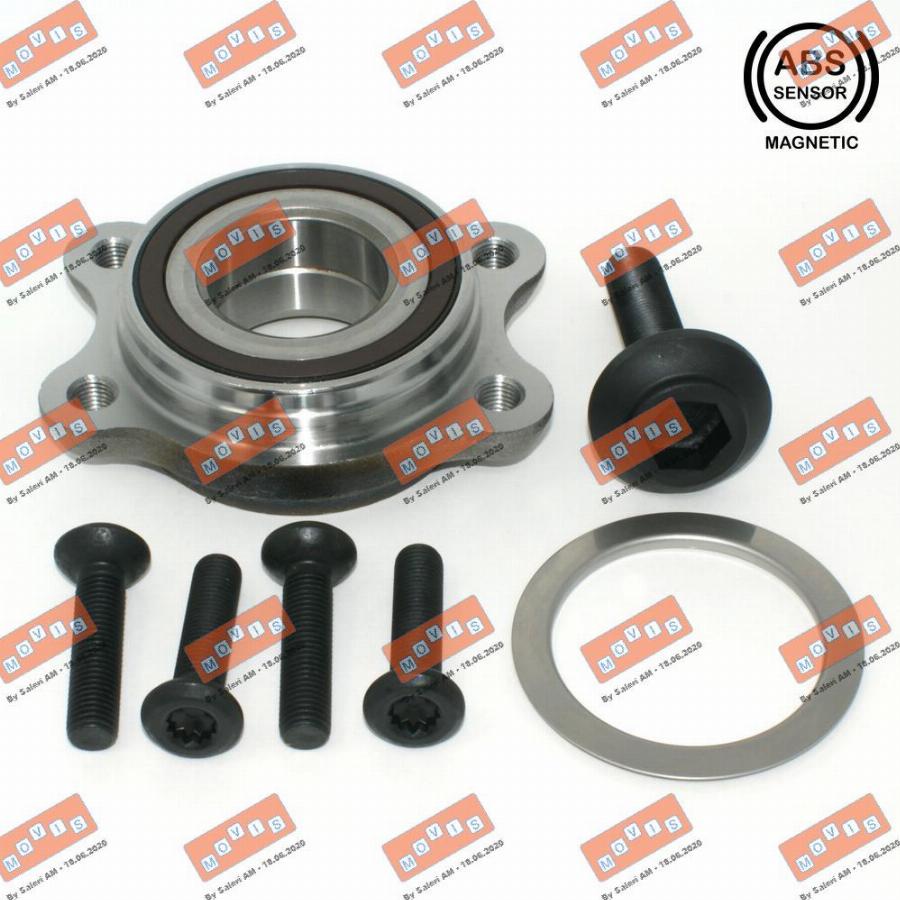 MOVIS ASB2183 - Wheel hub, bearing Kit autospares.lv