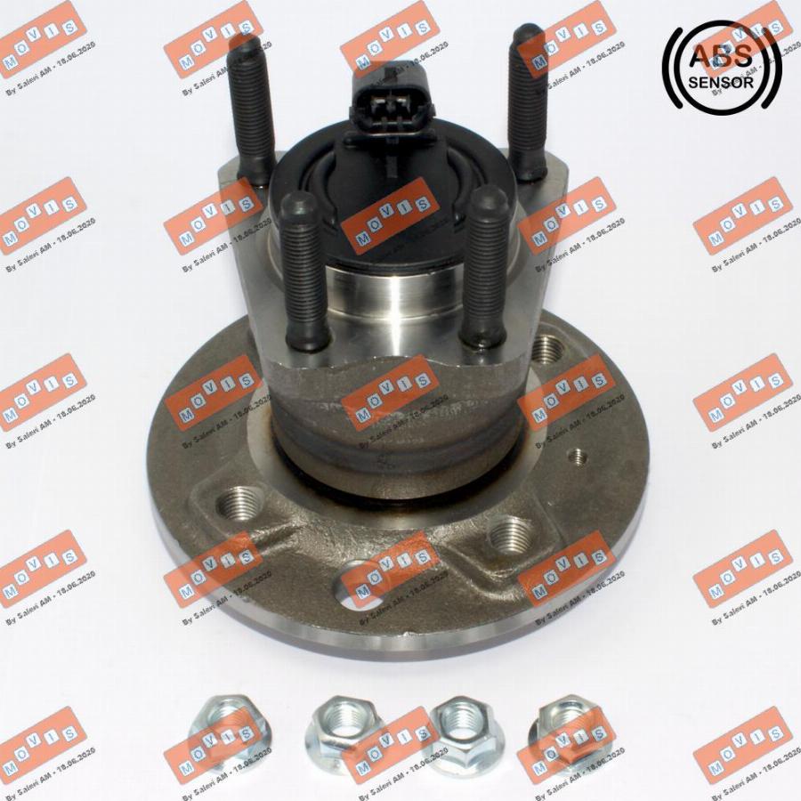 MOVIS ASB2139 - Wheel hub, bearing Kit autospares.lv