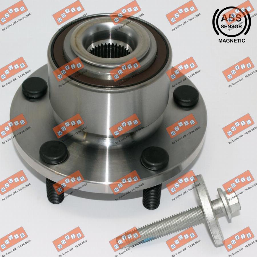 MOVIS ASB2130 - Wheel hub, bearing Kit autospares.lv