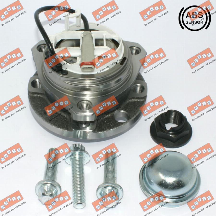 MOVIS ASB2137 - Wheel hub, bearing Kit autospares.lv