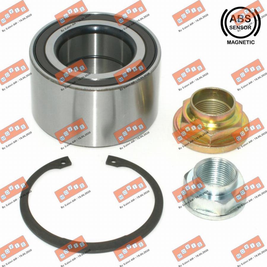 MOVIS ASB2298 - Wheel hub, bearing Kit autospares.lv