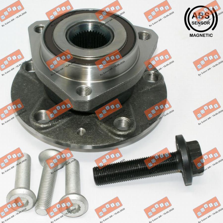 MOVIS ASB2244 - Wheel hub, bearing Kit autospares.lv