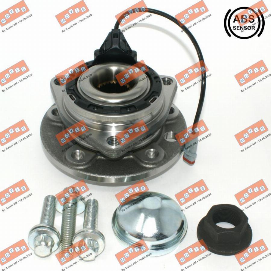 MOVIS ASB2248 - Wheel hub, bearing Kit autospares.lv