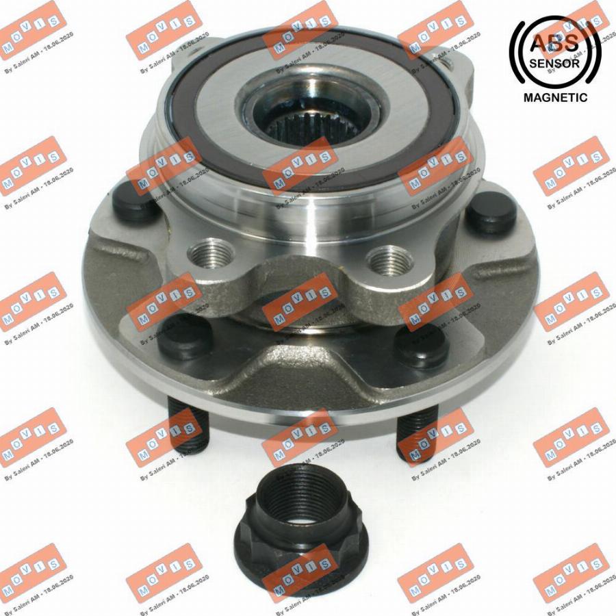 MOVIS ASB2259 - Wheel hub, bearing Kit autospares.lv