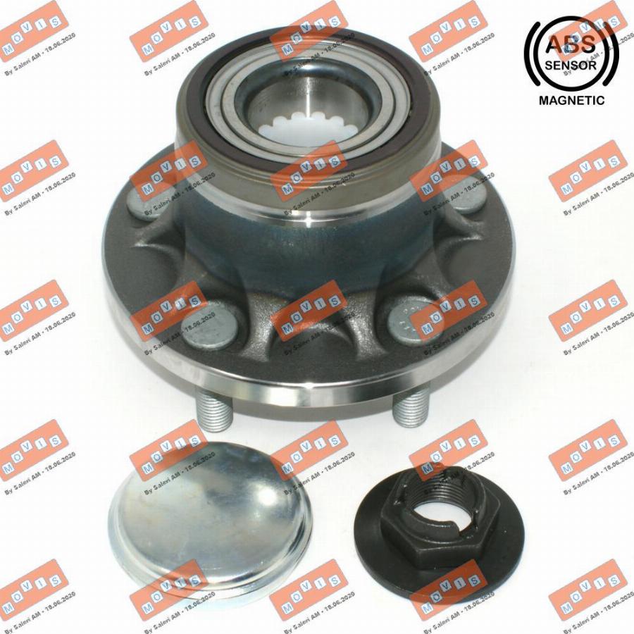 MOVIS ASB2254 - Wheel hub, bearing Kit autospares.lv