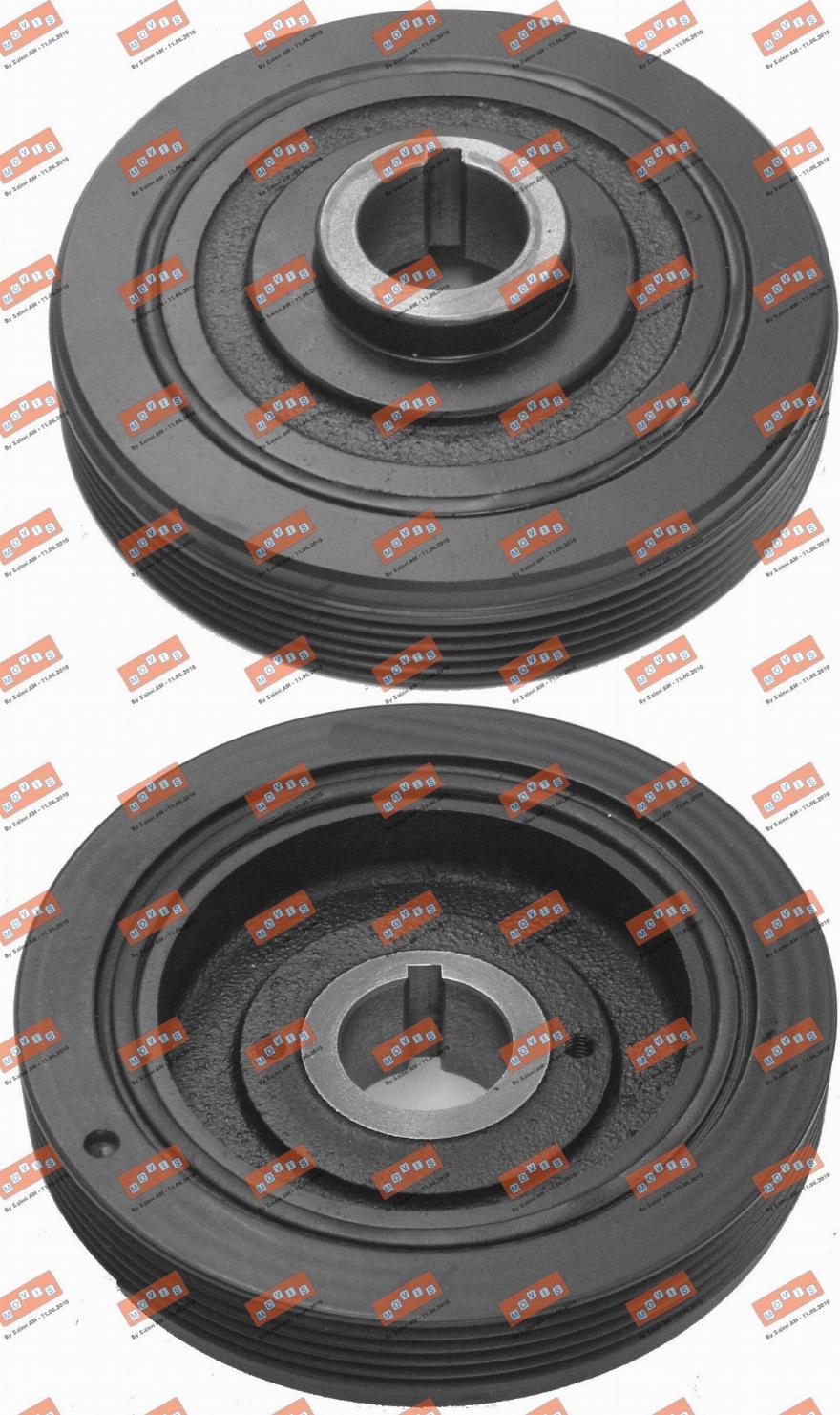 MOVIS AST9007 - Belt Pulley, crankshaft autospares.lv