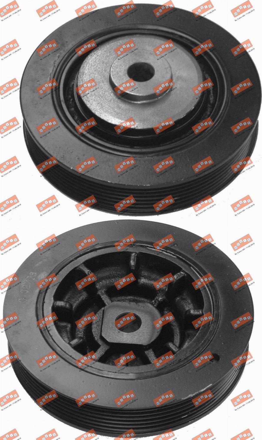 MOVIS AST9011 - Belt Pulley, crankshaft autospares.lv