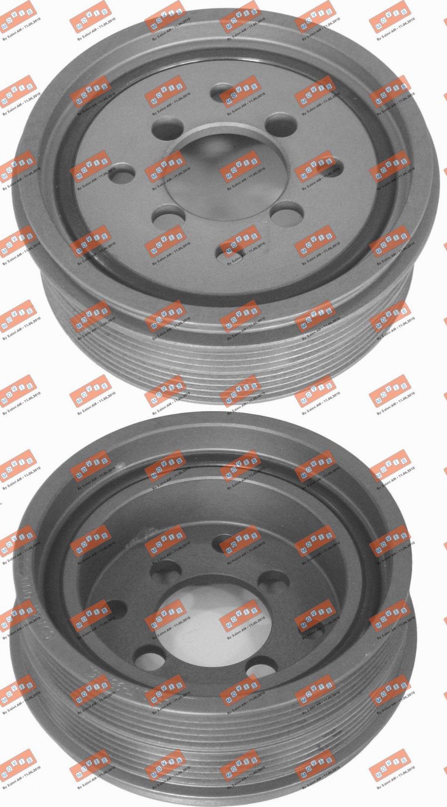 MOVIS AST9075 - Belt Pulley, crankshaft autospares.lv