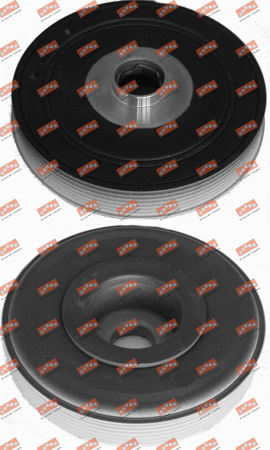 MOVIS AST9124 - Belt Pulley, crankshaft autospares.lv