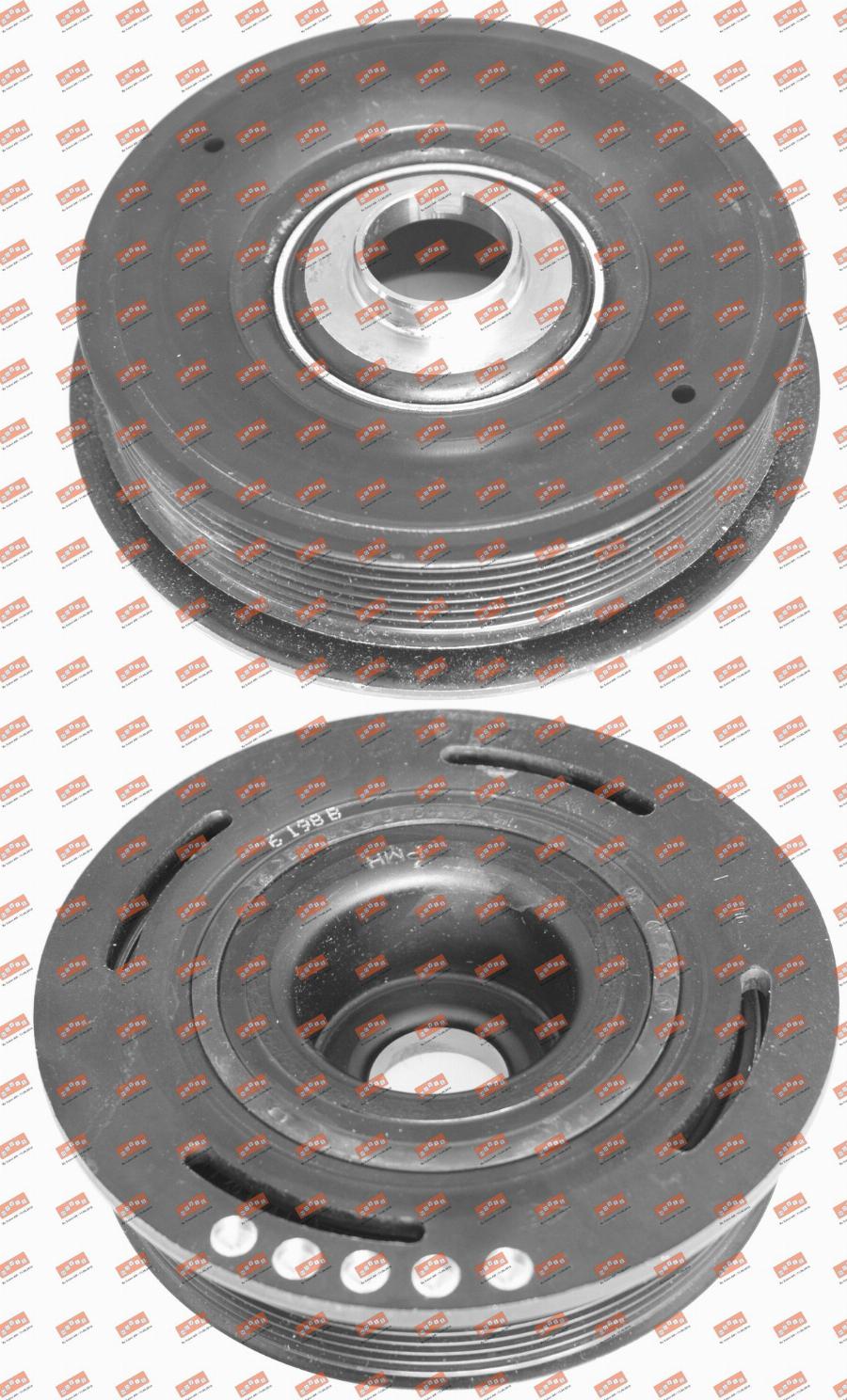 MOVIS AST9222 - Belt Pulley, crankshaft autospares.lv