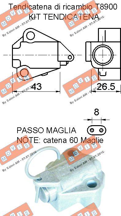 MOVIS AST8900K - Timing Chain Kit autospares.lv