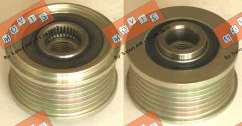 MOVIS AST3108 - Pulley, alternator, freewheel clutch autospares.lv