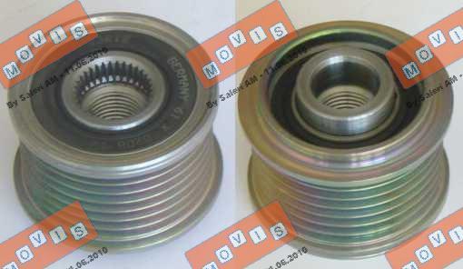 MOVIS AST2931 - Pulley, alternator, freewheel clutch autospares.lv