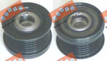 MOVIS AST2938 - Pulley, alternator, freewheel clutch autospares.lv