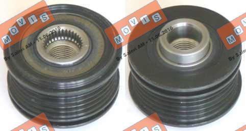 MOVIS AST2933 - Pulley, alternator, freewheel clutch autospares.lv