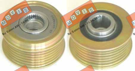 MOVIS AST2937 - Pulley, alternator, freewheel clutch autospares.lv