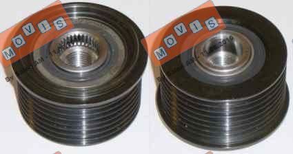 MOVIS AST2462 - Pulley, alternator, freewheel clutch autospares.lv