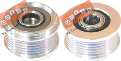 MOVIS AST2068 - Pulley, alternator, freewheel clutch autospares.lv