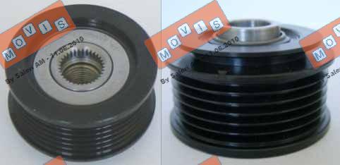 MOVIS AST2238/D - Pulley, alternator, freewheel clutch autospares.lv