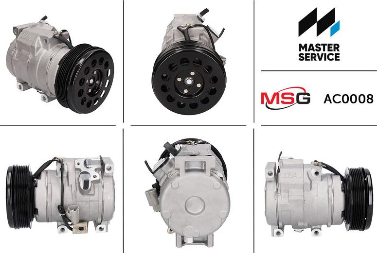 MSG AC0008 - Compressor, air conditioning autospares.lv