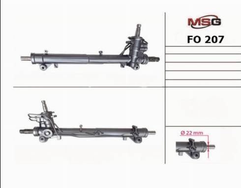 MSG FO 207 - Steering Gear autospares.lv