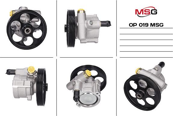 MSG OP 019 - Hydraulic Pump, steering system autospares.lv