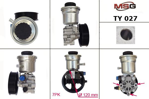 MSG TY 027 - Hydraulic Pump, steering system autospares.lv