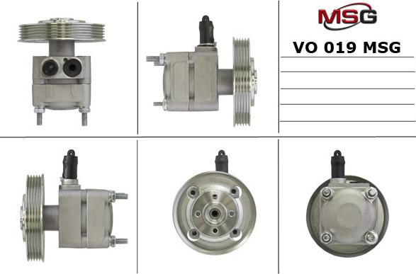 MSG VO 019 - Hydraulic Pump, steering system autospares.lv