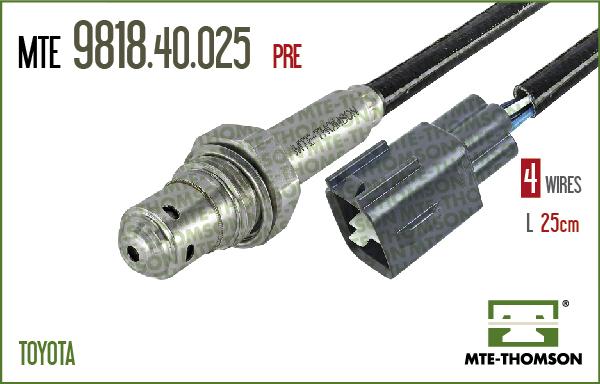 MTE-Thomson 9818.40.025 - Lambda Sensor autospares.lv