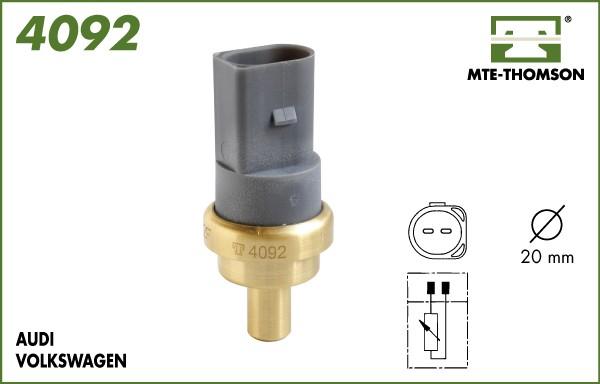 MTE-Thomson 4092 - Sensor, coolant temperature autospares.lv