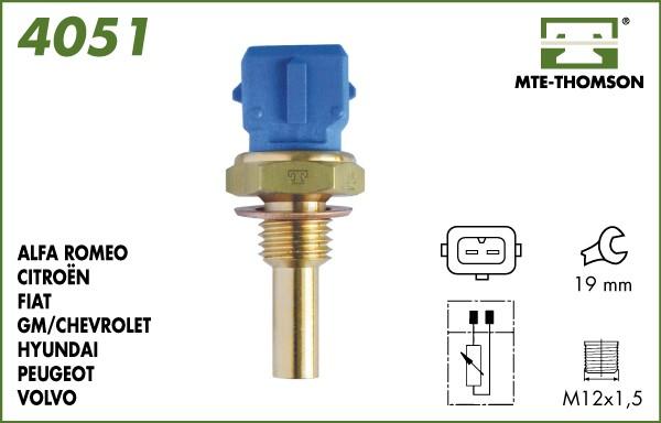 MTE-Thomson 4051 - Sensor, coolant temperature autospares.lv