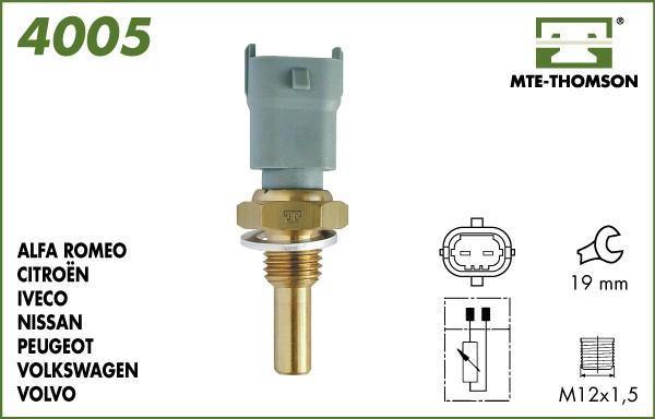 MTE-Thomson 4005 - Sensor, coolant temperature autospares.lv