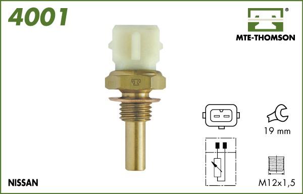 MTE-Thomson 4001 - Sensor, coolant temperature autospares.lv