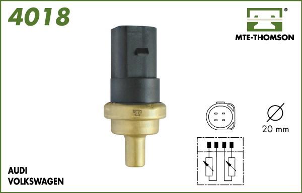 MTE-Thomson 4018 - Sensor, coolant temperature autospares.lv