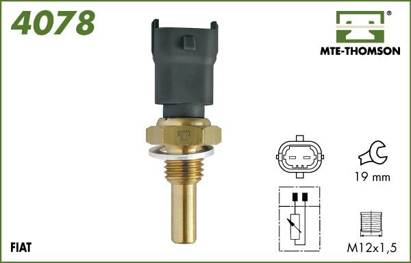 MTE-Thomson 4078 - Sensor, coolant temperature autospares.lv