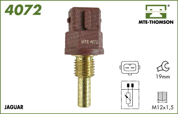 MTE-Thomson 4072 - Sensor, coolant temperature autospares.lv
