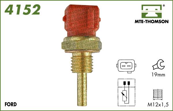 MTE-Thomson 4152 - Sensor, coolant temperature autospares.lv