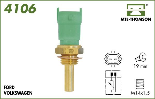 MTE-Thomson 4106 - Sensor, coolant temperature autospares.lv