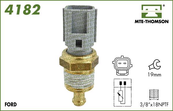 MTE-Thomson 4182 - Sensor, coolant temperature autospares.lv
