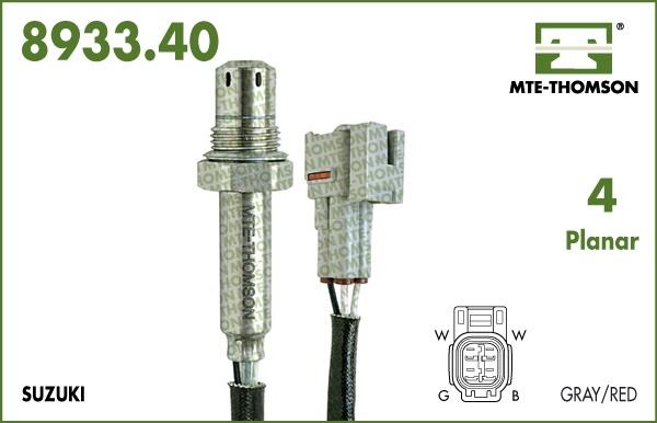 MTE-Thomson 8933.40.072 - Lambda Sensor autospares.lv